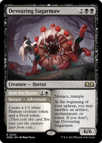 Devouring Sugarmaw (Wilds of Eldraine) Near Mint Foil