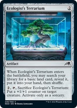 Ecologist's Terrarium (Kamigawa: Neon Dynasty) Near Mint Foil