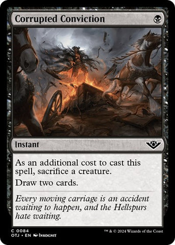 Corrupted Conviction (Outlaws of Thunder Junction) Near Mint