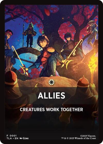 Allies Theme Card (Avatar: The Last Airbender) Near Mint