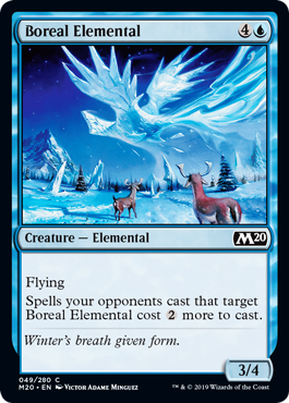 Boreal Elemental (Magic 2020 Core Set) Near Mint Foil