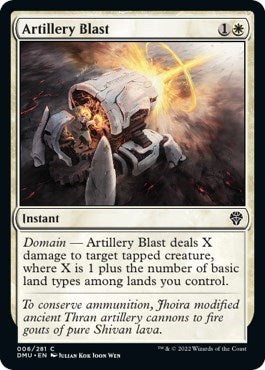 Artillery Blast (Dominaria United) Near Mint Foil