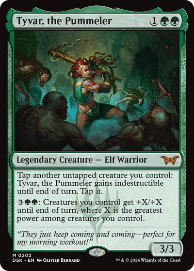 Tyvar, the Pummeler (Duskmourn: House of Horror) Near Mint Foil