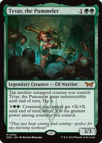 Tyvar, the Pummeler (Duskmourn: House of Horror) Near Mint Foil