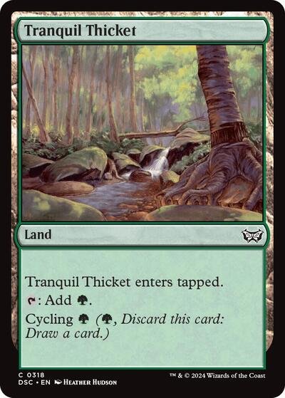 Tranquil Thicket (Commander: Duskmourn: House of Horror) Near Mint