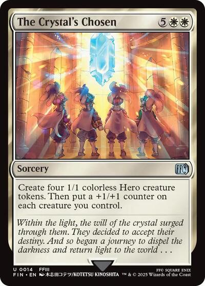 The Crystal's Chosen (Universes Beyond: FINAL FANTASY) Near Mint Foil