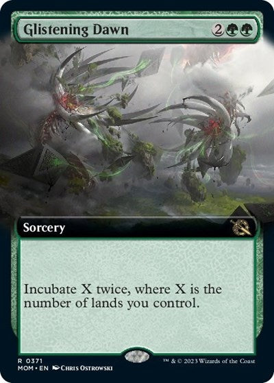 Glistening Dawn (Extended Art) (March of the Machine) Light Play Foil