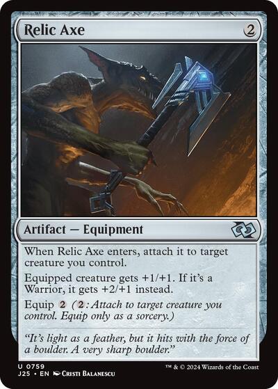 Relic Axe (Foundations Jumpstart) Near Mint