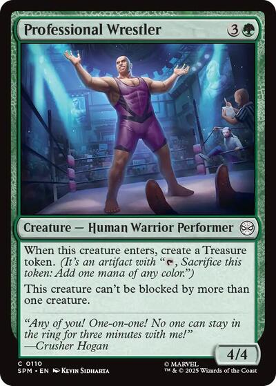 Professional Wrestler (Marvel's Spider-Man) Near Mint Foil
