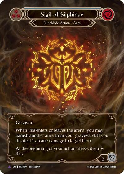 Sigil Of Silphidae (Blue) (Marvel) (Compendium of Rathe) Near Mint Cold Foil