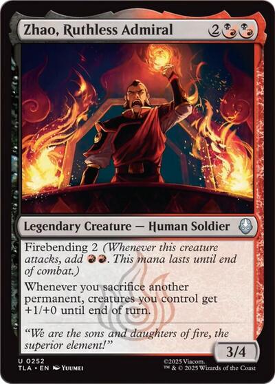 Zhao, Ruthless Admiral (Avatar: The Last Airbender) Near Mint