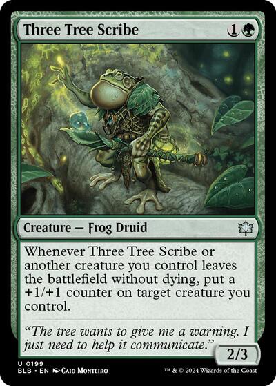 Three Tree Scribe (Bloomburrow) Near Mint