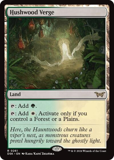 Hushwood Verge (Duskmourn: House of Horror) Near Mint