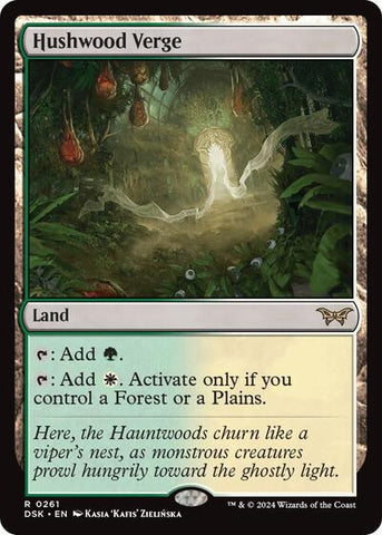 Hushwood Verge (Duskmourn: House of Horror) Near Mint Foil