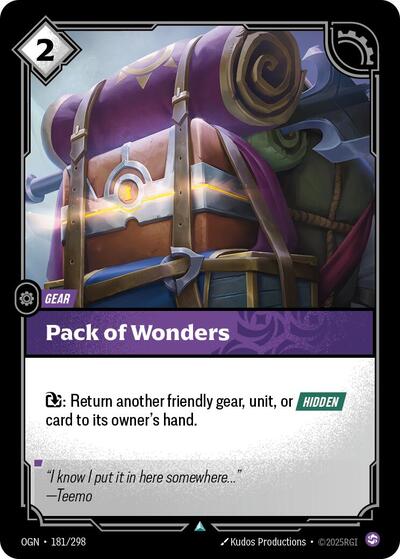 Pack of Wonders (Origins) Near Mint Foil