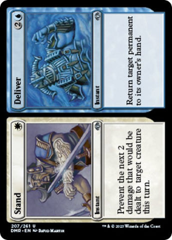 Stand / Deliver (Dominaria Remastered) Near Mint Foil
