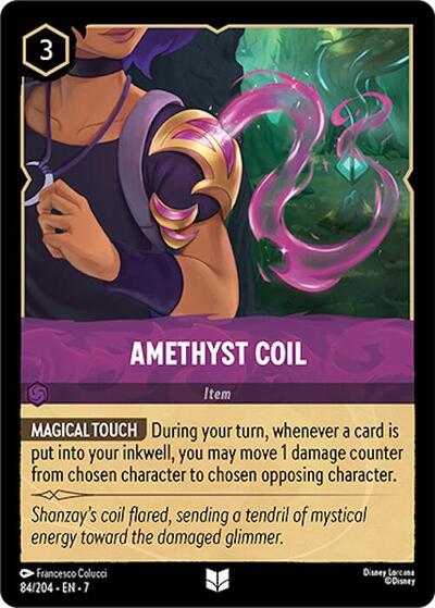 Amethyst Coil (Archazia's Island) Near Mint