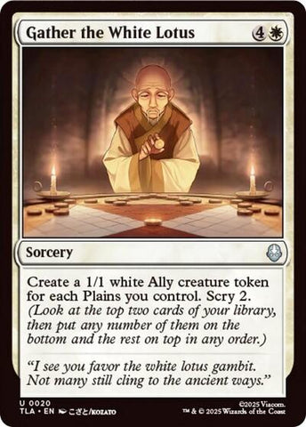 Gather the White Lotus (Avatar: The Last Airbender) Near Mint