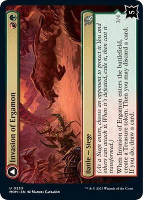 Invasion of Ergamon (March of the Machine) Near Mint Foil