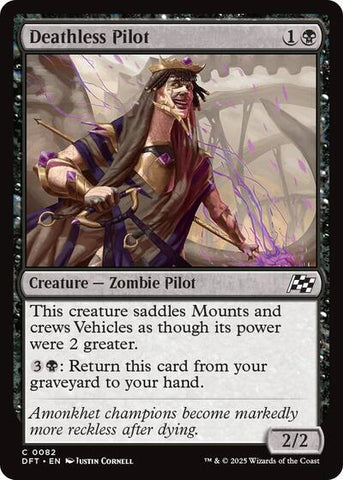 Deathless Pilot (Aetherdrift) Near Mint Foil