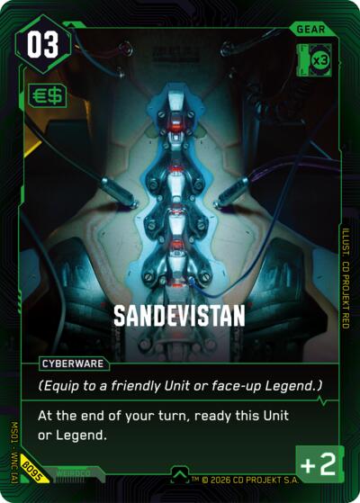 Sandevistan (Welcome to Night City - Beta) Near Mint