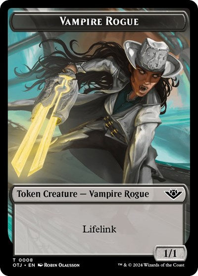 Vampire Rogue Token (Outlaws of Thunder Junction) Near Mint