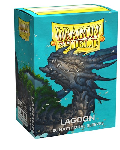 Dragon Shield Dual Matte Standard Sleeves Lagoon (100-Pack) (Dragon Shield) New