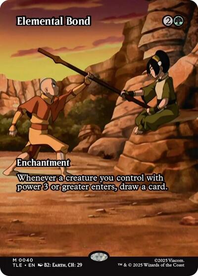 Elemental Bond (Borderless) (Avatar: The Last Airbender: Eternal-Legal) Near Mint Foil