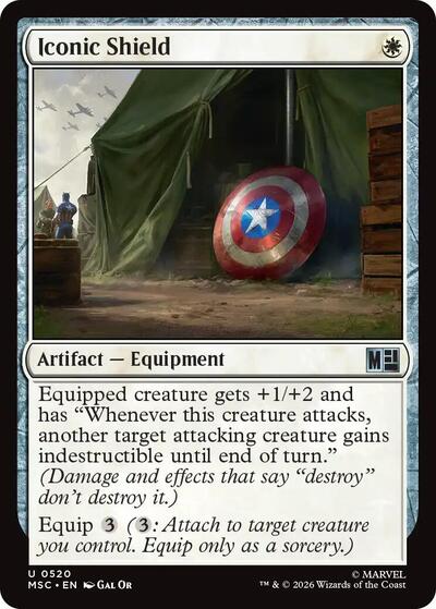Iconic Shield (Commander: Marvel Super Heroes) Near Mint