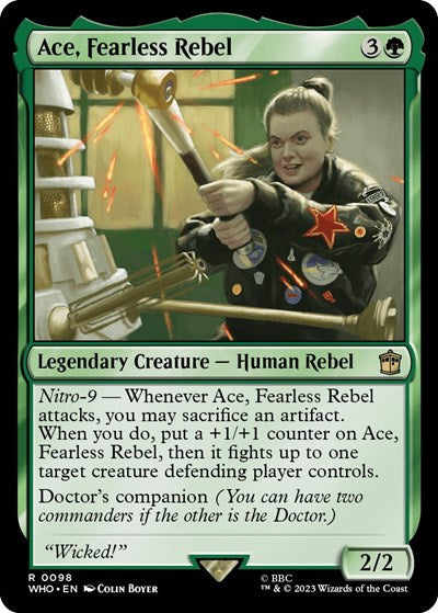 Ace, Fearless Rebel (Universes Beyond: Doctor Who) Near Mint