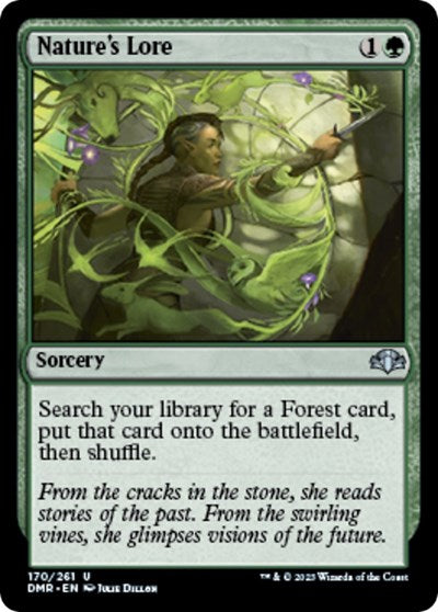 Nature's Lore (Dominaria Remastered) Near Mint Foil