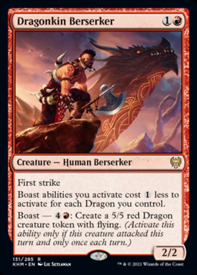 Dragonkin Berserker (Kaldheim) Near Mint