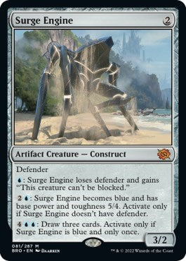 Surge Engine (The Brothers' War) Near Mint Foil