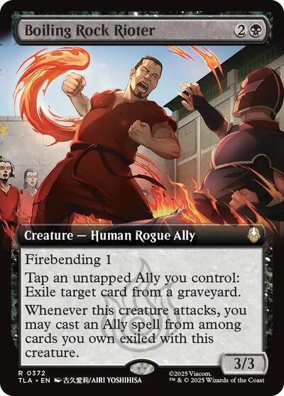 Boiling Rock Rioter (Extended Art) (Avatar: The Last Airbender) Near Mint Foil