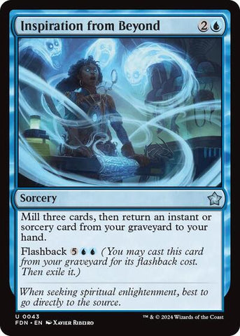 Inspiration from Beyond (Foundations) Near Mint Foil