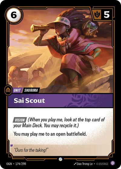 Sai Scout (Origins) Near Mint