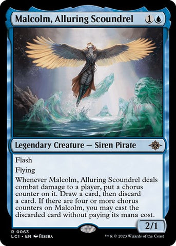Malcolm, Alluring Scoundrel (The Lost Caverns of Ixalan) Near Mint