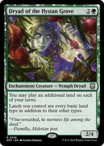Dryad of the Ilysian Grove (Commander: Modern Horizons 3) Near Mint