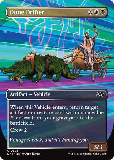 Dune Drifter (Borderless) (Aetherdrift) Near Mint Foil