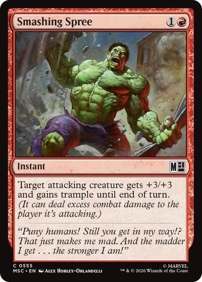 Smashing Spree (Commander: Marvel Super Heroes) Near Mint