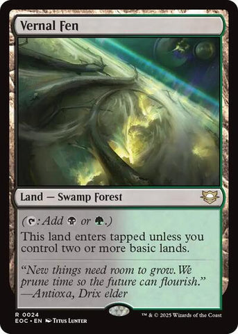 Vernal Fen (Commander: Edge of Eternities) Near Mint