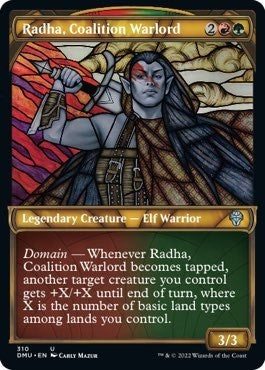 Radha, Coalition Warlord (Showcase) (Dominaria United) Near Mint