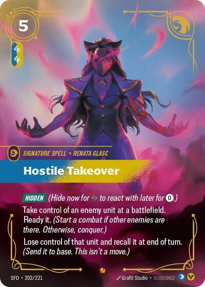 Hostile Takeover (Spiritforged) Near Mint Foil