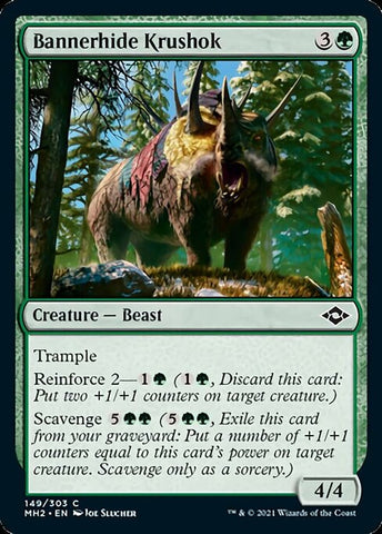 Bannerhide Krushok (Modern Horizons 2) Near Mint Foil