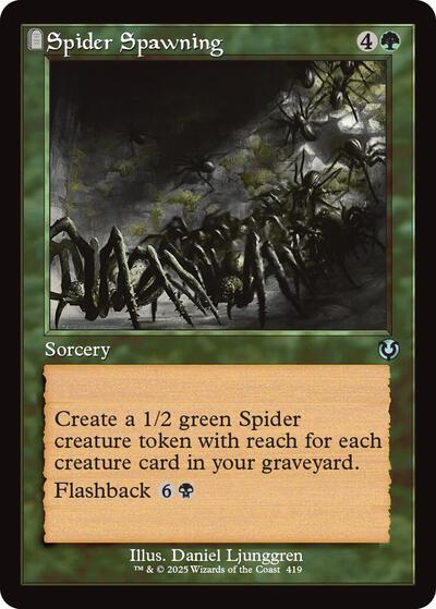 Spider Spawning (Retro Frame) (Innistrad Remastered) Near Mint