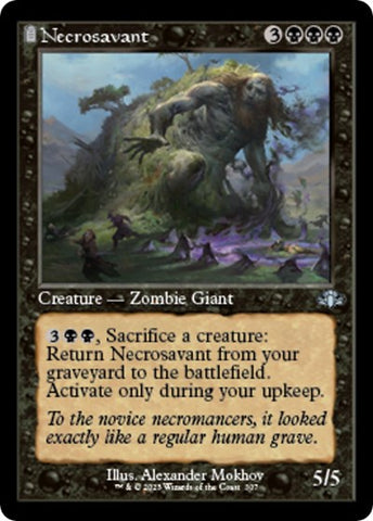 Necrosavant (Retro Frame) (Dominaria Remastered) Near Mint