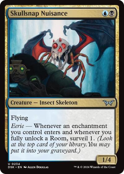 Skullsnap Nuisance (Duskmourn: House of Horror) Near Mint Foil