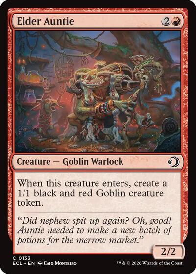 Elder Auntie (Lorwyn Eclipsed) Light Play Foil