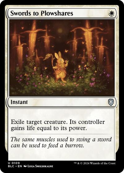 Swords to Plowshares (Commander: Bloomburrow) Near Mint