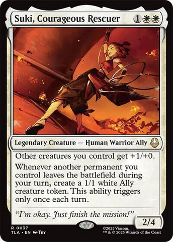 Suki, Courageous Rescuer (Avatar: The Last Airbender) Near Mint Foil